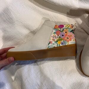 Rifle Paper Co and Keds Suede Booties